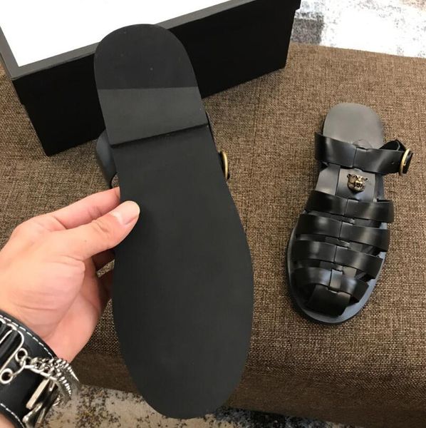 orignal box new fashion tiger mens flat heels casual sandals genuine leather party beach pointed toes shoes 38-45, Black
orignal box new fashion tiger mens flat heels casual sandals genuine leather party beach pointed toes shoes 38-45, Black