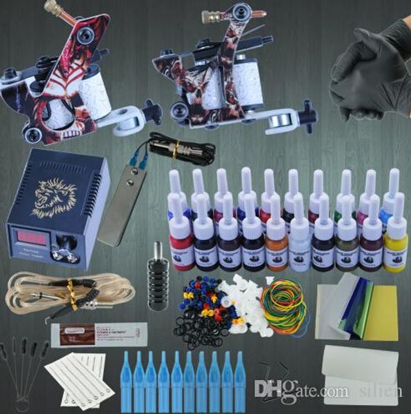 professional tattoo kit 2 machine gun 20 color inks power supply complete tattoo kits permanent make up professional tattoo kit set
professional tattoo kit 2 machine gun 20 color inks power supply complete tattoo kits permanent make up professional tattoo kit set