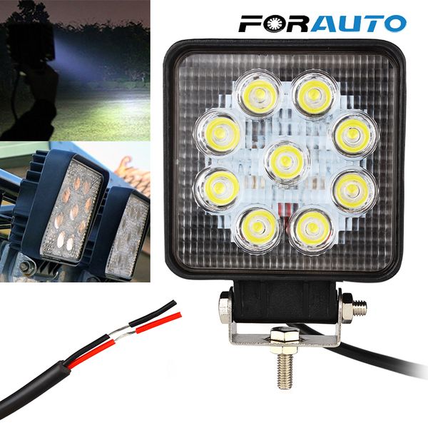 forauto off road motorcycle car truck 27w led spot flood lights 12v 24v super bright worklight lamp round led car styling
forauto off road motorcycle car truck 27w led spot flood lights 12v 24v super bright worklight lamp round led car styling