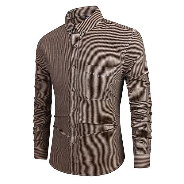 spring summer new men's shirt long-sleeved japanese pinstripe casual cotton shirt lapel slim high-quality men, White;black
spring summer new men's shirt long-sleeved japanese pinstripe casual cotton shirt lapel slim high-quality men, White;black