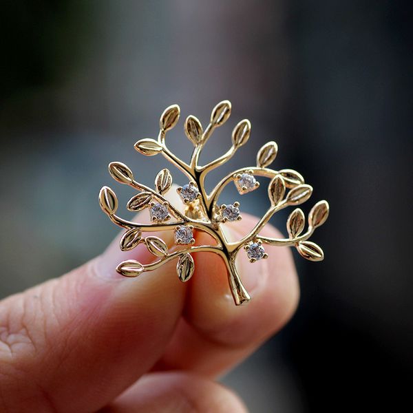 tree of life gold metal brooch pins christmas tree girls rhinestone branches female unique coat jewelry fashion brooches, Gray
tree of life gold metal brooch pins christmas tree girls rhinestone branches female unique coat jewelry fashion brooches, Gray