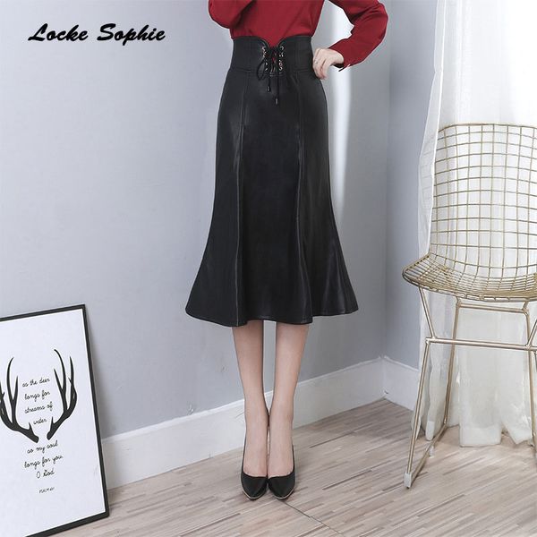1pcs high waist women's plus size trumpet skirts 2019 autumn pu leather splicing waist belt skirt ladies skinny mermaid skirts, Black
1pcs high waist women's plus size trumpet skirts 2019 autumn pu leather splicing waist belt skirt ladies skinny mermaid skirts, Black