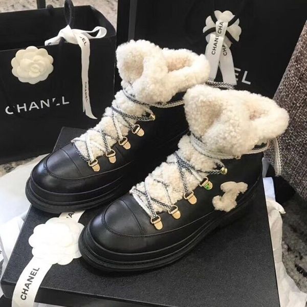 Trendchanel now boot female new fa hion mall fragrance plu velvet leather flat bottom trap bare boot color matching martin boot, Black
Trendchanel now boot female new fa hion mall fragrance plu velvet leather flat bottom trap bare boot color matching martin boot, Black