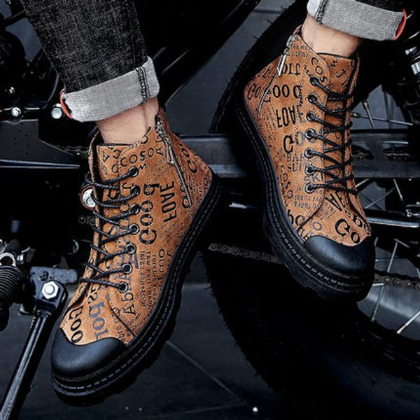 Martin Boots fashion young men boys male Not-slip shoes short ankle flat heel high-top casual leather shoes high quality free shipping
Martin Boots fashion young men boys male Not-slip shoes short ankle flat heel high-top casual leather shoes high quality free shipping