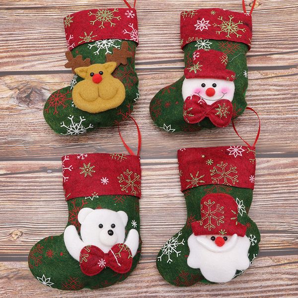 cute small christmas stockings santa claus snowman elk bear cartoon christmas socks child gift bag tree decorations
cute small christmas stockings santa claus snowman elk bear cartoon christmas socks child gift bag tree decorations