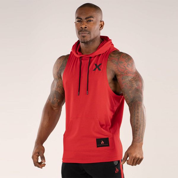 new muscle fitness partner sports vest men's sleeveless cotton fitness vest muscle backless breathable hoodie, White;black
new muscle fitness partner sports vest men's sleeveless cotton fitness vest muscle backless breathable hoodie, White;black