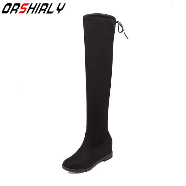 orshirly flock over-the-knee women boots autumn/early winter stretch comfortable round toe solid plus size 34-48 handmade, Black
orshirly flock over-the-knee women boots autumn/early winter stretch comfortable round toe solid plus size 34-48 handmade, Black