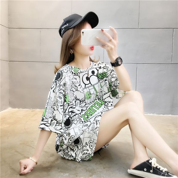 summer 2020 ethnic group t-shirt nationality dark harajuku bfwind scheming t-shirt female minority design sense lost series short sleeve ins, White 
summer 2020 ethnic group t-shirt nationality dark harajuku bfwind scheming t-shirt female minority design sense lost series short sleeve ins, White