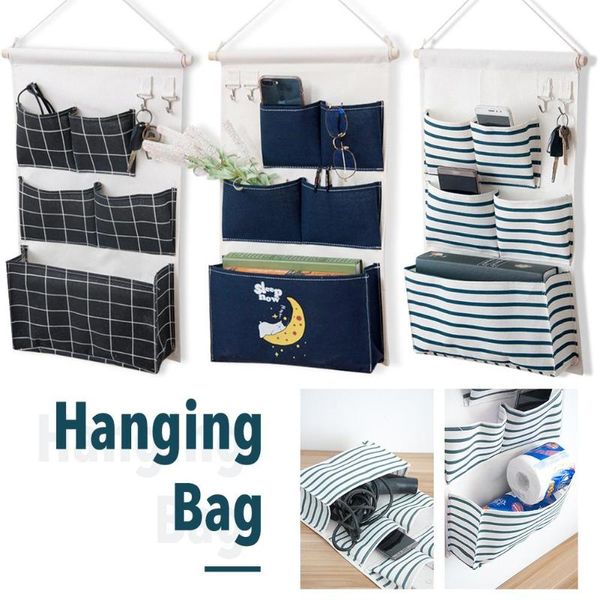 5 pockets wall hanging storage bags cotton linen door organizer with 2 hooks hanging pouch bedroom home office container
5 pockets wall hanging storage bags cotton linen door organizer with 2 hooks hanging pouch bedroom home office container