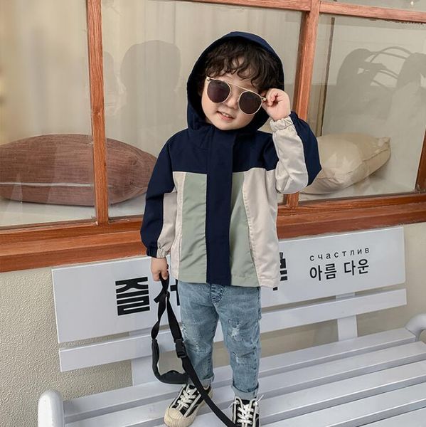 2019 new wholesale boys hooded coat patchwork autumn cotton full sleeve kids jacket 1-6t hx518, Blue;gray
2019 new wholesale boys hooded coat patchwork autumn cotton full sleeve kids jacket 1-6t hx518, Blue;gray
