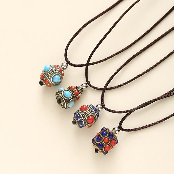handmade retro nepal beads charm necklace for women men spiritual yoga lucky beads pendant necklace adjustable rope, Silver
handmade retro nepal beads charm necklace for women men spiritual yoga lucky beads pendant necklace adjustable rope, Silver