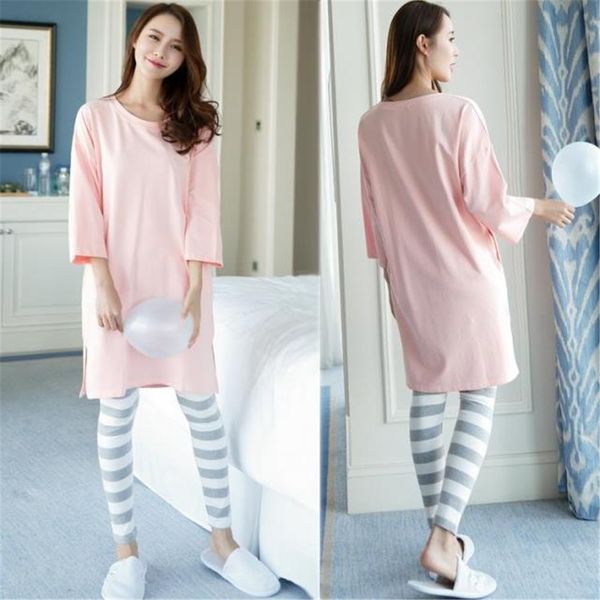 autumn korea edition fashionable lady's pyjamas long sleeve pyjamas foreign trade korea household clothing milk silk suit, Blue;gray
autumn korea edition fashionable lady's pyjamas long sleeve pyjamas foreign trade korea household clothing milk silk suit, Blue;gray