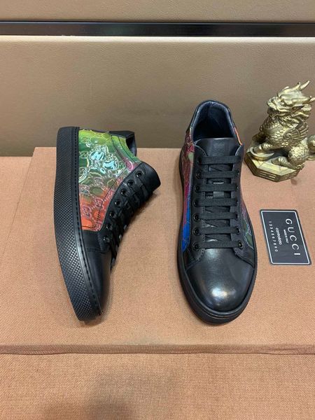 a5 fashion flat casual shoes men's shoes luxury comfortable sports shoes gradient color original box packaging zapatos hombre, Black
a5 fashion flat casual shoes men's shoes luxury comfortable sports shoes gradient color original box packaging zapatos hombre, Black