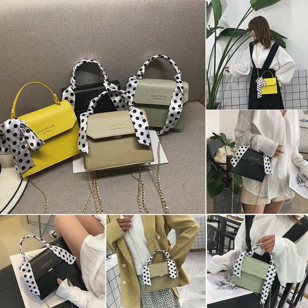 2019 ladies korean style crossbody messenger dot ribbon chain handbag women shoulder over bags satchel bag handbag
2019 ladies korean style crossbody messenger dot ribbon chain handbag women shoulder over bags satchel bag handbag