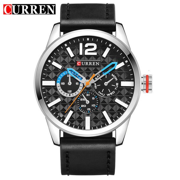 waterproof wrist geneva watch quartz leisure time business affairs mechanical chronograph fashion watches men master shipping wristwatches, Slivery;brown
waterproof wrist geneva watch quartz leisure time business affairs mechanical chronograph fashion watches men master shipping wristwatches, Slivery;brown