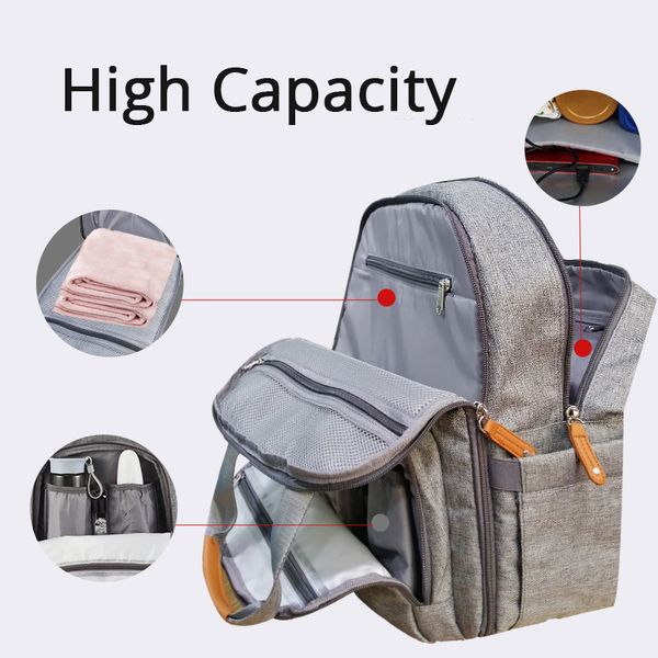 2020 new diaper bag backpack for moms baby bag maternity for baby care nappy grey diaper backpack
2020 new diaper bag backpack for moms baby bag maternity for baby care nappy grey diaper backpack