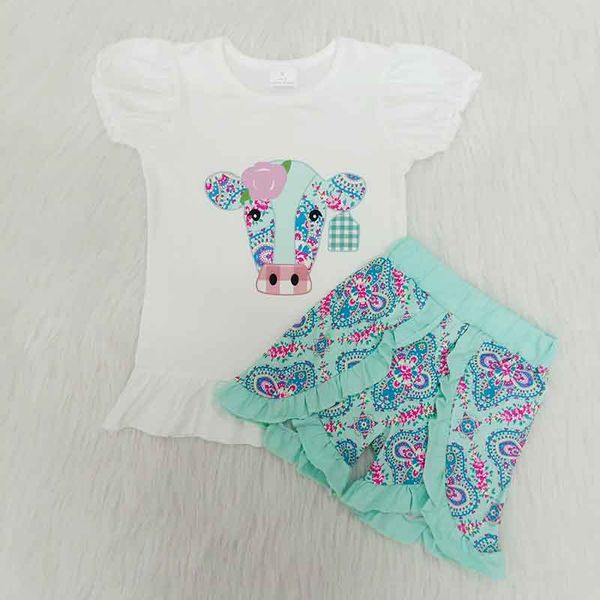 new summer 2020 baby girl clothing flower milk cow 2 pieces infant girls clothes sets children outfit boutique kids clothing, White
new summer 2020 baby girl clothing flower milk cow 2 pieces infant girls clothes sets children outfit boutique kids clothing, White