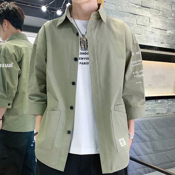 kancoold casual shirt cotton regular men's fashion new style pure color seven-sleeve shirt casual comfortable nov11, White;black
kancoold casual shirt cotton regular men's fashion new style pure color seven-sleeve shirt casual comfortable nov11, White;black