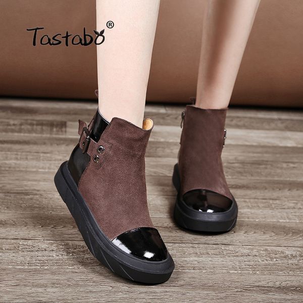 tastabo black shoes women retro boots handmade ankle boots women fashion soft suede leather martin shoes flat t200425
tastabo black shoes women retro boots handmade ankle boots women fashion soft suede leather martin shoes flat t200425