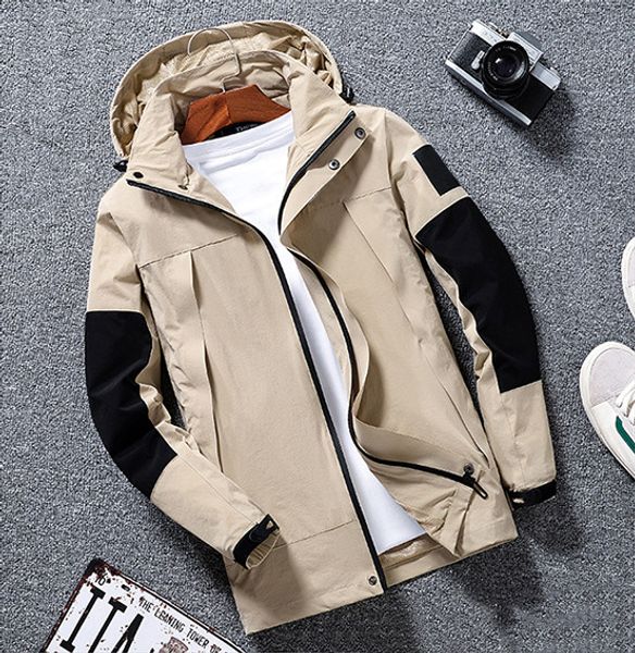 brand men new autumn casual long jacket trench coats men fashion hooded solid elastic windbreaker pocket trench jackets, Black
brand men new autumn casual long jacket trench coats men fashion hooded solid elastic windbreaker pocket trench jackets, Black