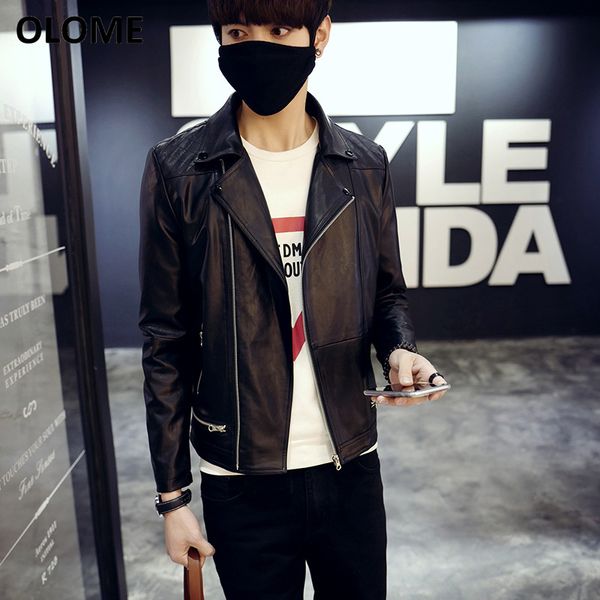 men's long section youth slim korean version of the handsome pu leather jacket 2019 spring and autumn trend coat jacket, Black;brown
men's long section youth slim korean version of the handsome pu leather jacket 2019 spring and autumn trend coat jacket, Black;brown