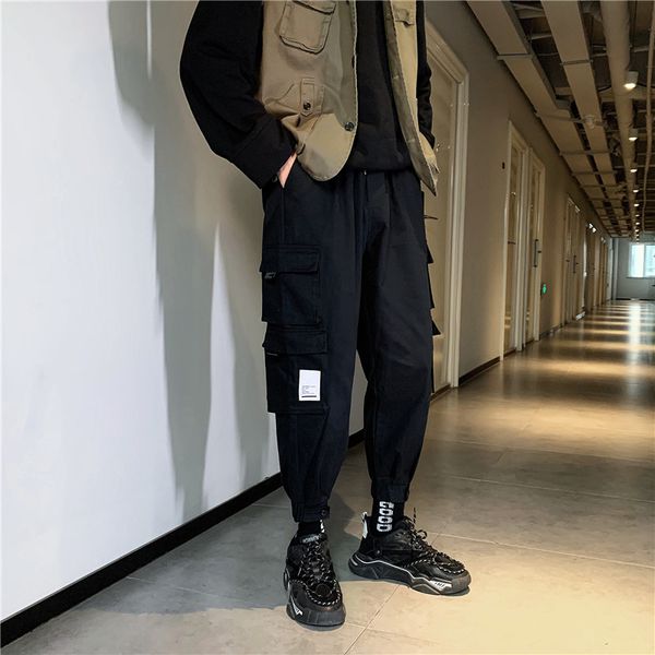 fashion brand new men's casual pants autumn and winter korean fashion versatile tooling pants hong kong style ins straight long, White;black
fashion brand new men's casual pants autumn and winter korean fashion versatile tooling pants hong kong style ins straight long, White;black