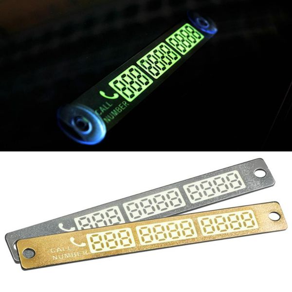 practical suction easy install notification luminous metal auto phone number ultra bright night lighting parking sign, Blue;gray
practical suction easy install notification luminous metal auto phone number ultra bright night lighting parking sign, Blue;gray