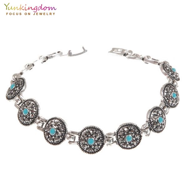 yunkingdom brand bracelet homme ancient silver color bracelet bohemian jewelry bracelets for women pulseras mujer, Black
yunkingdom brand bracelet homme ancient silver color bracelet bohemian jewelry bracelets for women pulseras mujer, Black