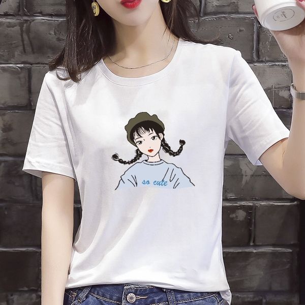 2020 women's round collar short sleeve coat loose all-match base 2020 women's round collar short sleeve coat t-shirt t-shirt loose, White
2020 women's round collar short sleeve coat loose all-match base 2020 women's round collar short sleeve coat t-shirt t-shirt loose, White