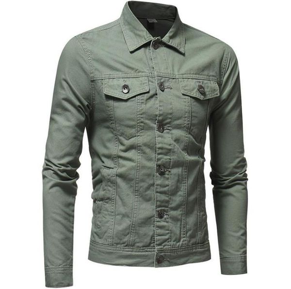 men autumn designer denim jacket laperl neck long sleeve solid color homme coats fashion procket male clothing, Black;brown
men autumn designer denim jacket laperl neck long sleeve solid color homme coats fashion procket male clothing, Black;brown