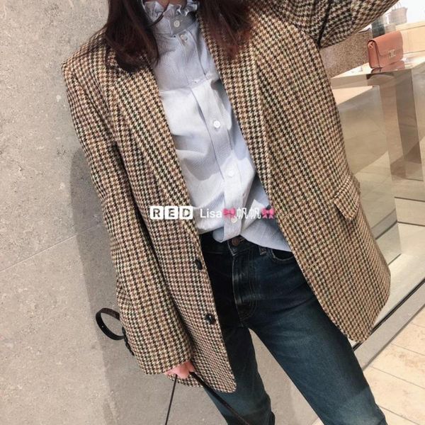 2020 spring women plaid wool blazer jacket ladies outerwear coat gdnz 4.19, White;black
2020 spring women plaid wool blazer jacket ladies outerwear coat gdnz 4.19, White;black