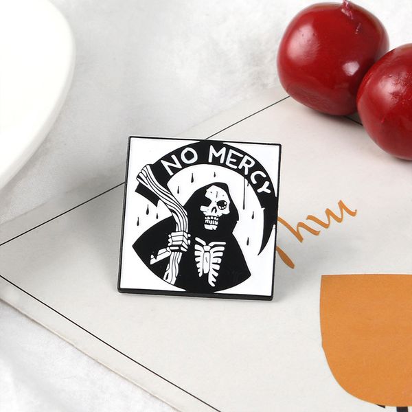 dark death brooches no mercy hell sickle skeleton enamel pin black robe devil skull halloween jewelry gifts kids gothic badge, Gray
dark death brooches no mercy hell sickle skeleton enamel pin black robe devil skull halloween jewelry gifts kids gothic badge, Gray