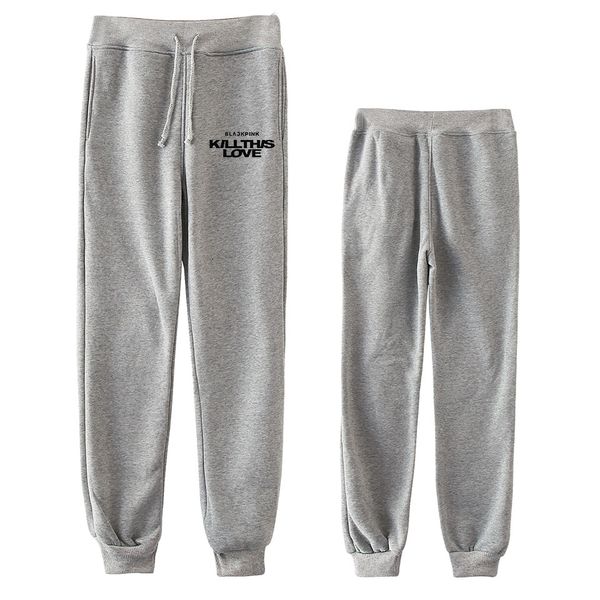 blackpink kill this love печатные jogger брюки повседневная мода женщины / мужчины высокого качества брюки стиль повседневная хип-хоп спорти, Black;white 
blackpink kill this love печатные jogger брюки повседневная мода женщины / мужчины высокого качества брюки стиль повседневная хип-хоп спорти, Black;white
