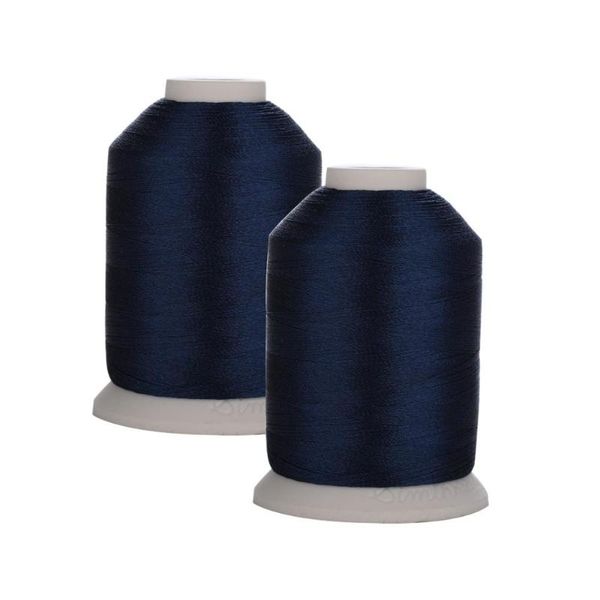 simthread navy blue 903 polyester embroidery thread sewing thread 1100y huge spool, Black;white
simthread navy blue 903 polyester embroidery thread sewing thread 1100y huge spool, Black;white