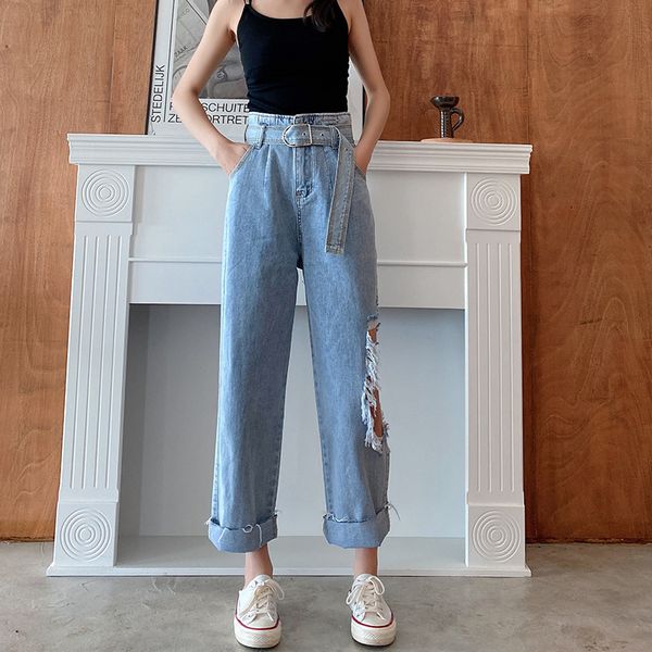 vintage blue ripped jeans for women high waisted jean femme hold loose wide leg denim pants korean new trousers jeans ladies
vintage blue ripped jeans for women high waisted jean femme hold loose wide leg denim pants korean new trousers jeans ladies