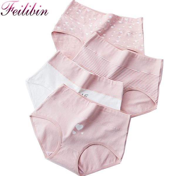 feilibin 4pcs/lot panties women cotton high waist slimming underwear cute print seamless briefs breathable girls underpants, Black;pink
feilibin 4pcs/lot panties women cotton high waist slimming underwear cute print seamless briefs breathable girls underpants, Black;pink