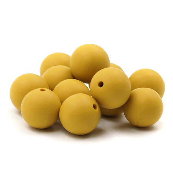 jojochew 100pcs silicone beads round mustard yellow 2017 new color 9-19mm chewing teething silicone beads food grade
jojochew 100pcs silicone beads round mustard yellow 2017 new color 9-19mm chewing teething silicone beads food grade