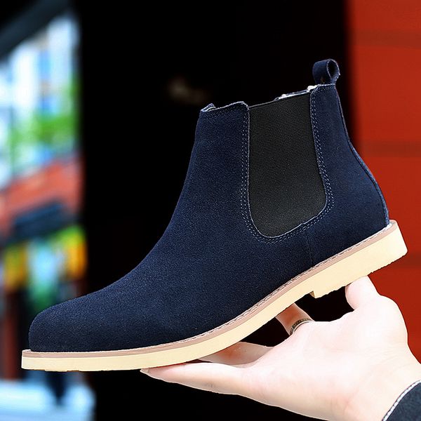 2020 winter blue leather boots men casual boots shoes for male botas zapatos de hombre chaussure homme, Black
2020 winter blue leather boots men casual boots shoes for male botas zapatos de hombre chaussure homme, Black
