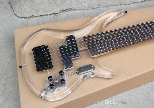 acrylic glass, bass electric guitar with jacaranda arm, 7 strings, 24 frets, black hardwareoffering, custom service
acrylic glass, bass electric guitar with jacaranda arm, 7 strings, 24 frets, black hardwareoffering, custom service