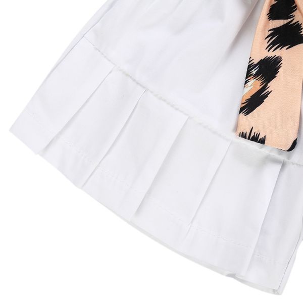 summer baby girls sets sleeveless leopard print vest + lace up shorts child clothes kids toddler outfits, White
summer baby girls sets sleeveless leopard print vest + lace up shorts child clothes kids toddler outfits, White