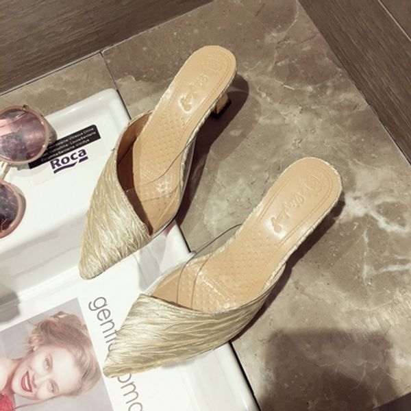 sandals and slippers female 2019 summer baotou thick with korean version of the wild shoes drag c22, Black
sandals and slippers female 2019 summer baotou thick with korean version of the wild shoes drag c22, Black