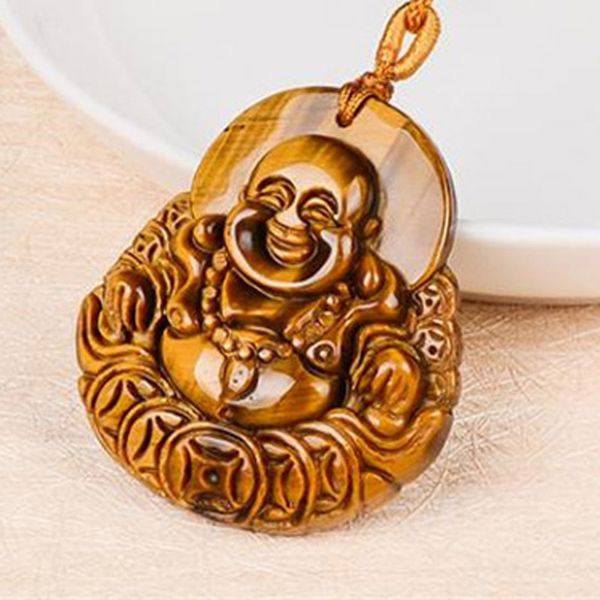 tigers eye stone pendant drop shipping hand carved buddha necklace with chain lucky amulet fine jewelry for women men gift, Silver
tigers eye stone pendant drop shipping hand carved buddha necklace with chain lucky amulet fine jewelry for women men gift, Silver