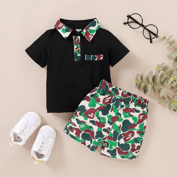 newborn baby girls clothes set baby boys short sleeve gentleman cotton t-shirt +camouflage shorts fashion outfits#g40, White
newborn baby girls clothes set baby boys short sleeve gentleman cotton t-shirt +camouflage shorts fashion outfits#g40, White
