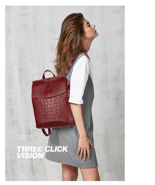 school bags for girls travel shoulder bag women leather backpacks 2020 female vintage crocodile backpack
school bags for girls travel shoulder bag women leather backpacks 2020 female vintage crocodile backpack