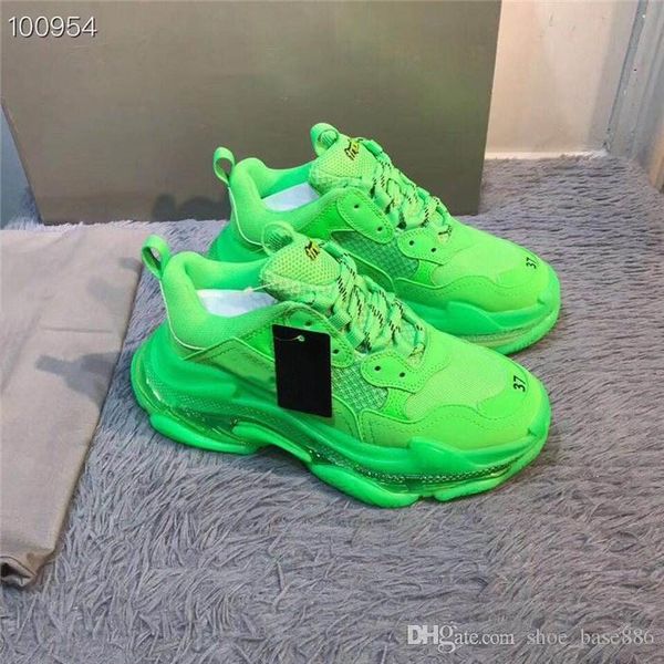 Зеленые тройные кроссовки S Old Dad Shoes, Низкие Верхние кожаные и сетчатые кроссовки Triple-S Buffed для женщин Мужская спортивная обувь Causal
Зеленые тройные кроссовки S Old Dad Shoes, Низкие Верхние кожаные и сетчатые кроссовки Triple-S Buffed для женщин Мужская спортивная обувь Causal