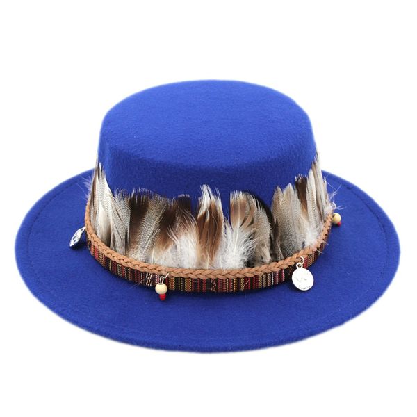 pork pie boater hat new fashion jazz wide stiff brim stylish spring summer beach outdoor cap for women's men's, Blue;gray
pork pie boater hat new fashion jazz wide stiff brim stylish spring summer beach outdoor cap for women's men's, Blue;gray