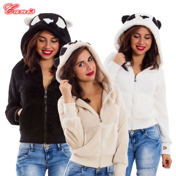 2019 fashion panda furry jacket coat womens winter teddy bear pocket fluffy hooded coat fleece fur jacket outerwear hoodies, Black;brown
2019 fashion panda furry jacket coat womens winter teddy bear pocket fluffy hooded coat fleece fur jacket outerwear hoodies, Black;brown