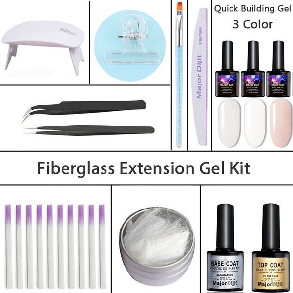 nail extension set nail fiberglass glass fiber tweezers transparent clip uv lamp gel polish base coat art kit
nail extension set nail fiberglass glass fiber tweezers transparent clip uv lamp gel polish base coat art kit