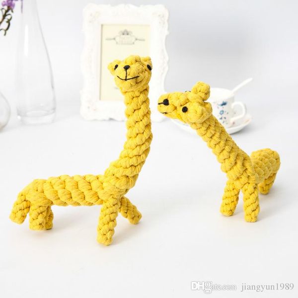 giraffe shape dog toys pet chews bone ropes dog molar toy pet puppy braided funny toy cat toys hand made dhl ing
giraffe shape dog toys pet chews bone ropes dog molar toy pet puppy braided funny toy cat toys hand made dhl ing