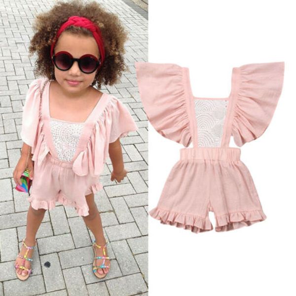 1-5t newborn cotton linen romper ruffle kid baby girls romper playsuit jumpsuit outfits clothes summer baby clothing, Blue
1-5t newborn cotton linen romper ruffle kid baby girls romper playsuit jumpsuit outfits clothes summer baby clothing, Blue